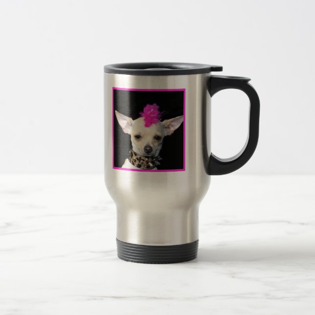 Caneca Térmica Punk Chihuahua Mug (Direita)