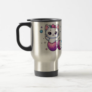 Caneca Térmica Purrmaid uma sereia de gato
