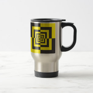 Caneca Térmica Quadrados hipnóticos