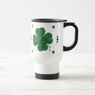 Caneca Térmica Quatro folhetos Folha - estilo vintage