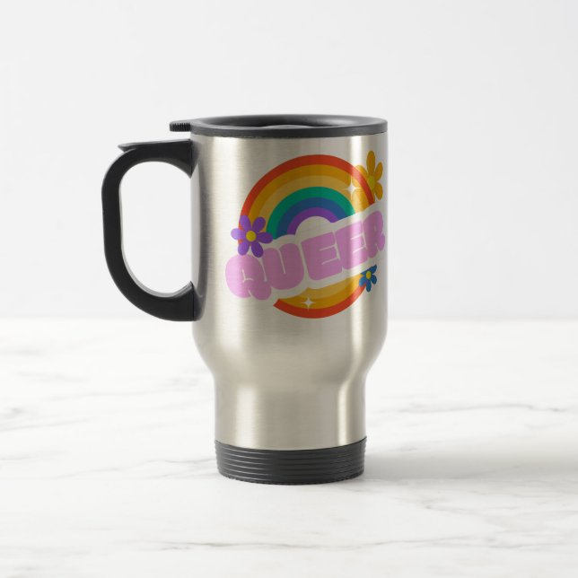 Caneca Térmica Queer. LGBT+Orgulho. (Esquerda)
