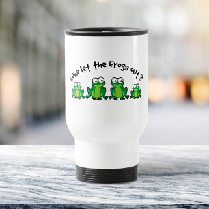 Caneca Térmica Quem Deixou os Sapos Saírem?