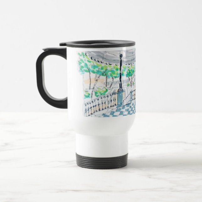 Caneca Térmica Quiosque Xadrez Vista Parque (Esquerda)