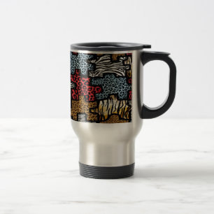 Caneca Térmica RAB Rockabilly Estampa Animal Puzzle