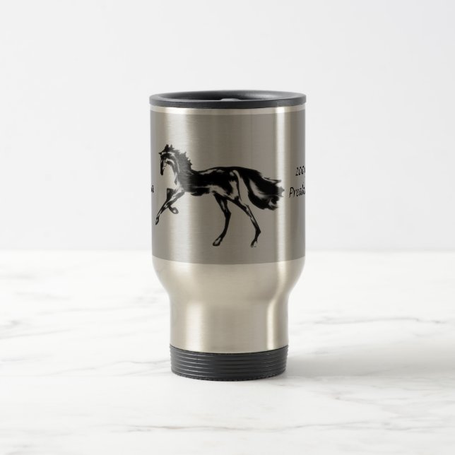 Caneca Térmica Rachel Alexandra o vencedor 2009 do Preakness (Centro)