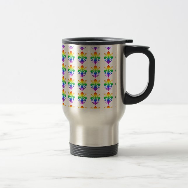 Caneca Térmica Rainbow Fleur-de-lis (Direita)