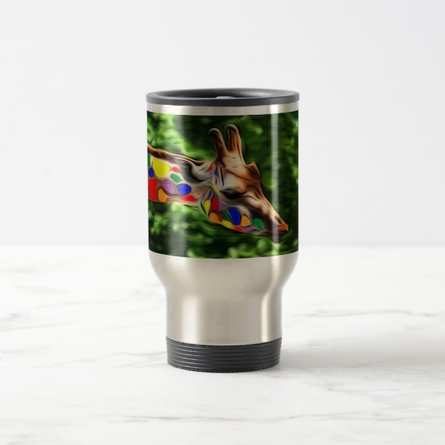 Caneca Térmica Rainbow Giraffe (Centro)