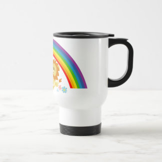Caneca Térmica Rainbow Tango-Cute Cartoon Lions Viagem ao trabalh