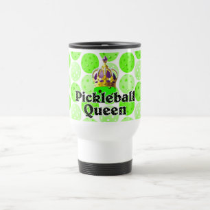Caneca Térmica Rainha de Pickleball - Coroa Vestida de Pickleball