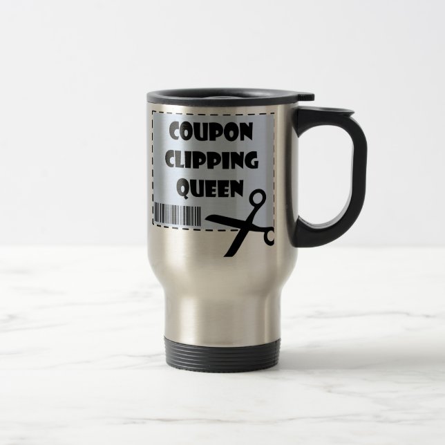 Caneca Térmica Rainha Fofa de Recorte de Cupom Dizendo (Direita)