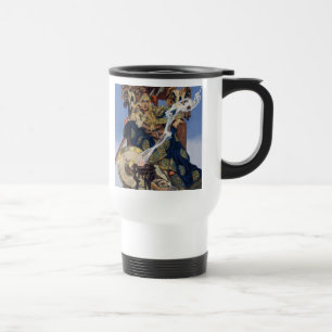 Caneca Térmica Rainha Maeve Princesa Guerreira Arte Fantasia