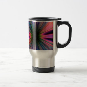 Caneca Térmica Raios coloridos de explosão solar