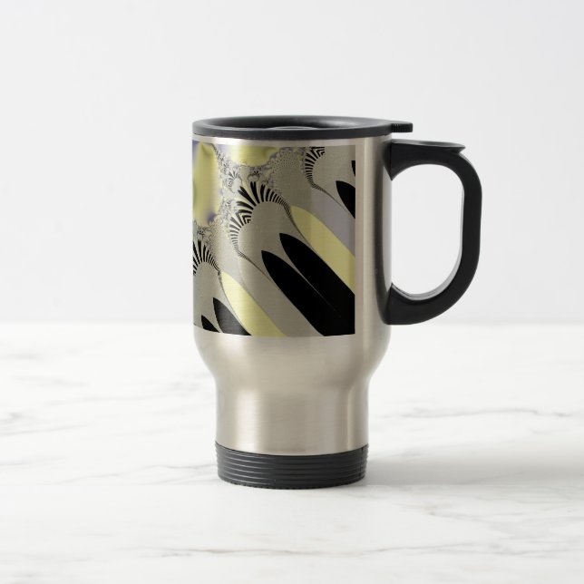 Caneca Térmica Raios Dourados (Direita)