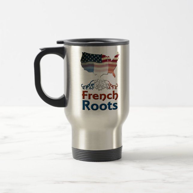 Caneca Térmica Raízes Francesas Americanas (Esquerda)