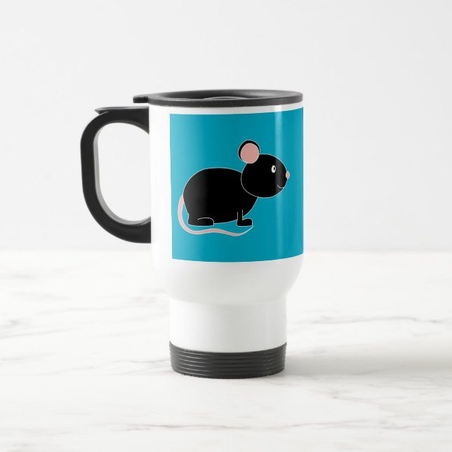 Caneca Térmica Rato preto (Esquerda)