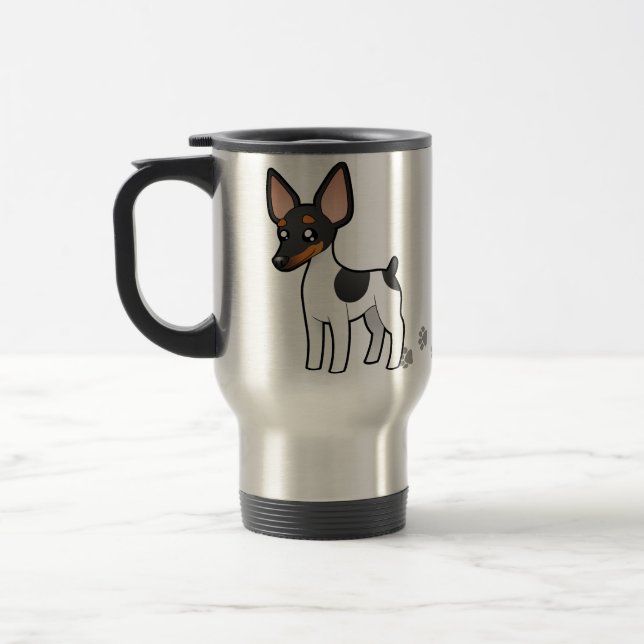 Caneca Térmica Rato Terrier dos desenhos animados/Fox Terrier do (Esquerda)