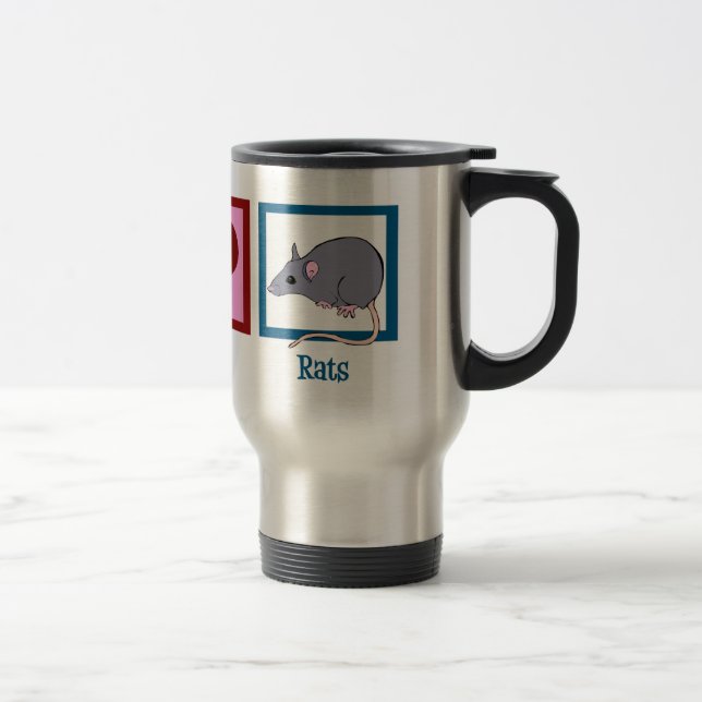 Caneca Térmica Ratos de Amor pela Paz (Direita)