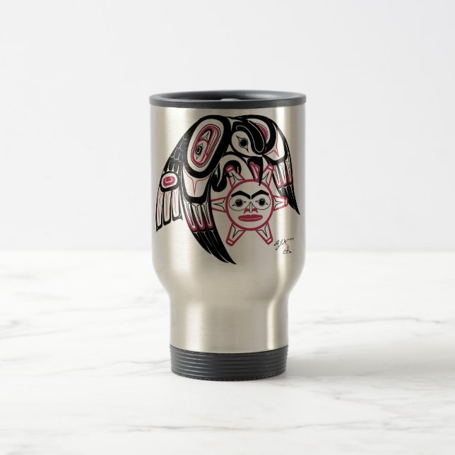 Caneca Térmica Raven Roubando o Sol (Centro)