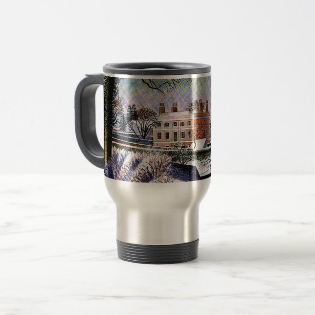 Caneca Térmica Ravilious - Vicariato no Inverno,  (Frente Esquerda)