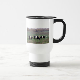 Caneca Térmica Rebanho de vaca de Beltie na queda