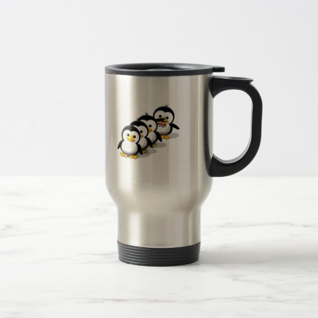 Caneca Térmica Rebanho dos pinguins (Direita)