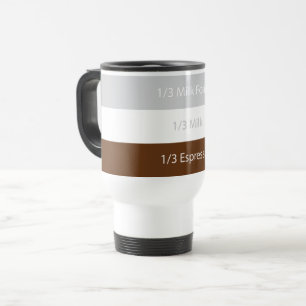 Caneca Térmica Receber café cappuccino  Design de texto