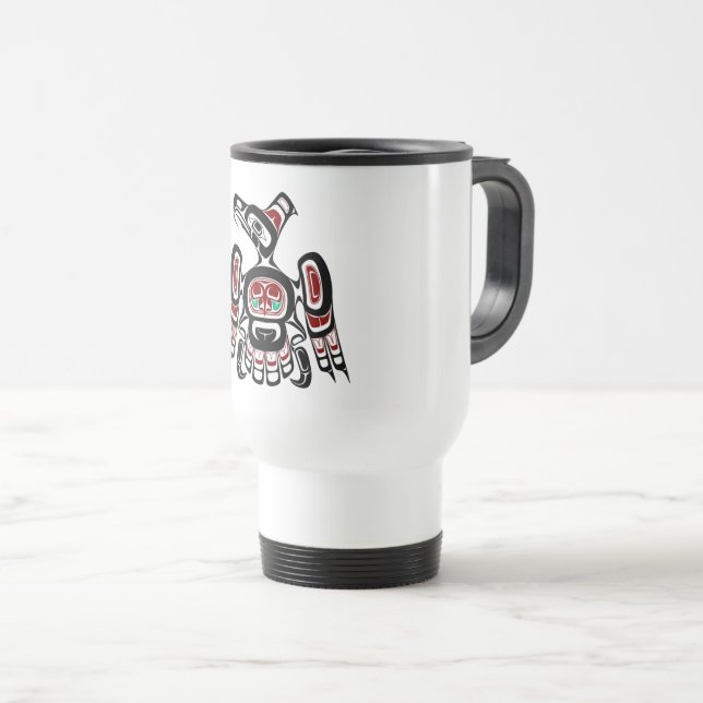 Caneca Térmica Red Black Kaigani Thunderbird Americano (Frente Esquerda)