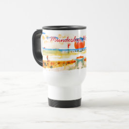 Caneca Térmica Red Boat and Beach em Mundesley, Norfolk
