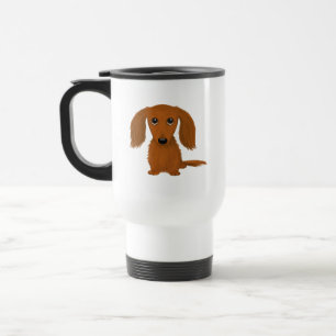 Caneca Térmica Red Dachshund de Longa Distância   Cachorro de Car