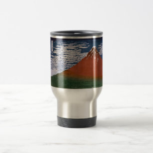 Caneca Térmica Red Fuji, Aka Fujiyama Volcano Katsushika Hokusai