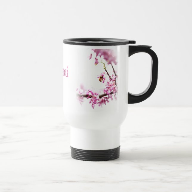 Caneca Térmica Redbud & honeybee no Springtime (Direita)