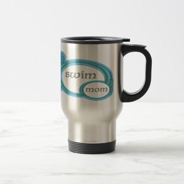 Caneca Térmica Redemoinho da mamã da natação (Direita)
