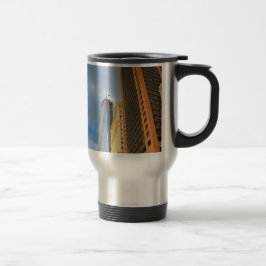 Caneca Térmica Reflexos de Arranha-céus de Nova York