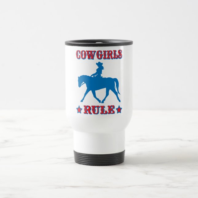 Caneca Térmica Regra das vaqueiras (vermelha/azul) (Centro)