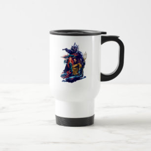 Caneca Térmica Rei Orm Contra Mera & Aquaman de Aquaman