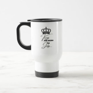 Caneca Térmica Reis são Nasceres em julho - Aniversário Mug para