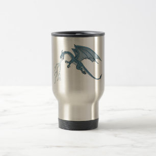 Caneca Térmica Relâmpago Blue Dragon Spitting