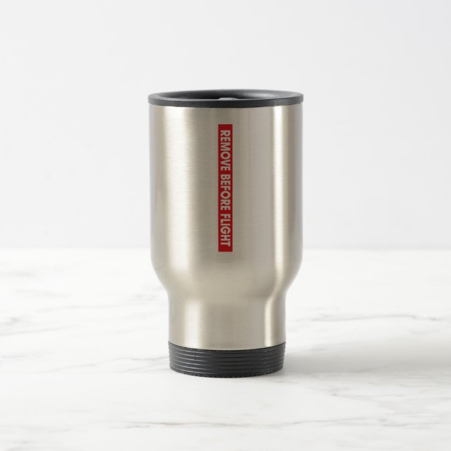 Caneca Térmica Remova antes do vôo - Avaiation (Centro)