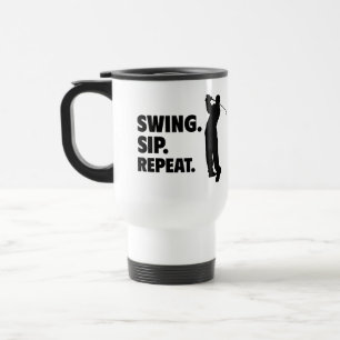 Caneca Térmica Repetir Sip Swing de Golf Personalizado