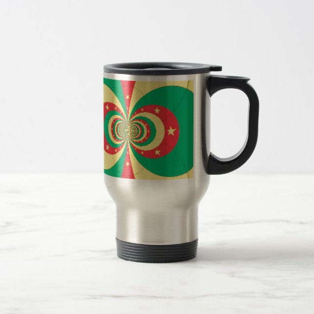 Caneca Térmica République du Cameroun, estrela de cinco pontas (Direita)