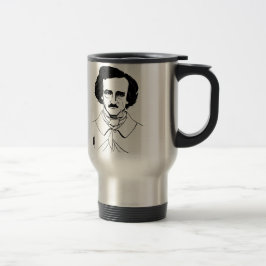 Caneca Térmica Retrato de Edgar Allan Poe