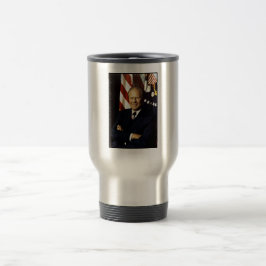 Caneca Térmica Retrato do Presidente dos EUA Gerald Rudolph Ford 