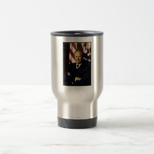 Caneca Térmica Retrato do Presidente dos EUA Gerald Rudolph Ford
