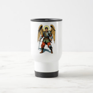 Caneca Térmica Retro Comic Style St Michael Travel Mug