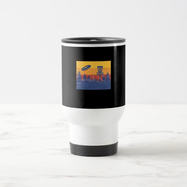 Caneca Térmica Retro de Golf de Disco (Centro)