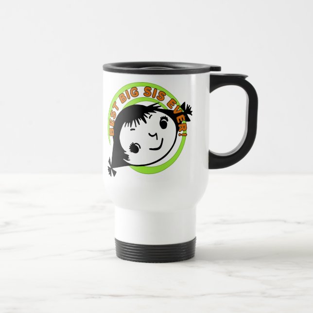 Caneca Térmica Retro Melhor Irmã Nunca (Direita)