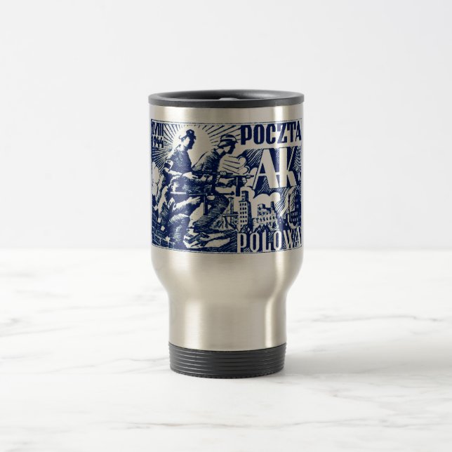 Caneca Térmica Revolta de Varsóvia em 1944 (Centro)