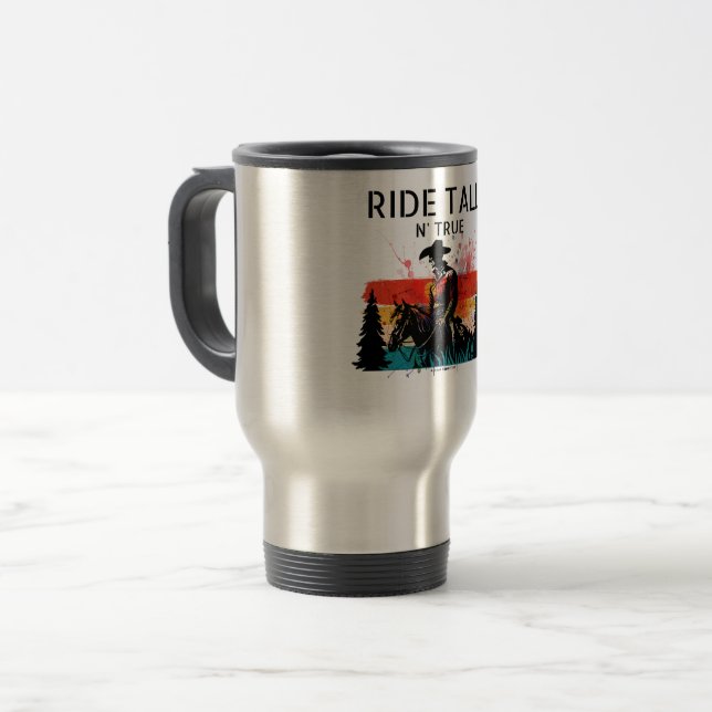 Caneca Térmica Ride alto n’ true (Frente Esquerda)