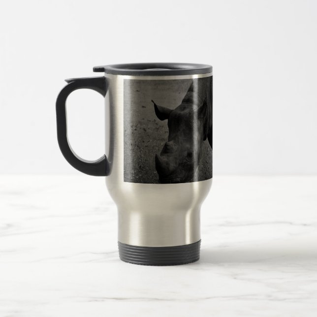 Caneca Térmica Rinoceronte preto (Esquerda)