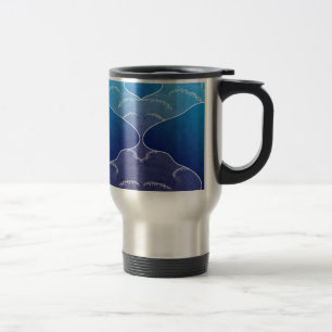 Caneca Térmica rio azul